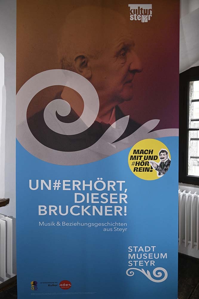 Kuratoren Führung mit Martin Fiala durch die Ausstellung "UN#ERHÖRT dieser Bruckner!"