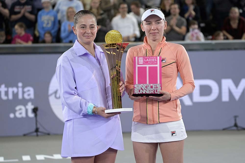 Upper Austria Ladies Linz, Finale Einzel: Jelena Ostapenko gewinnt gegen Ekaterina Alexandrowa