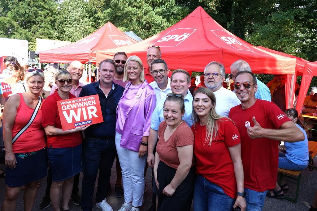 SPÖ-Kanzlerkandidat Andreas Babler in Steyr